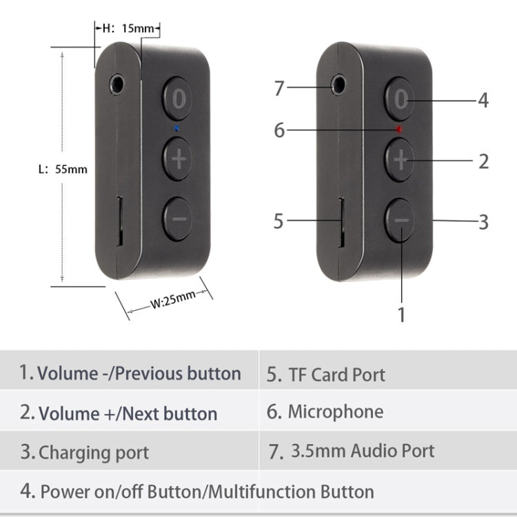 Ricevitore Bluetooth 5.0 BR03 per auto