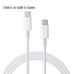 Caricabatterie da viaggio 20W USB-C PD con cavi 1m