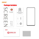 ENKAY Hat-Prince Full Glue 0.26mm 9H 2.5D Pellicola a copertura totale in vetro temperato, For LG K42 / K52 / K62, For Huawei P Smart 2021, For Nokia 3.4, For Motorola Moto G 5G(1 PC)