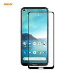 ENKAY Hat-Prince Full Glue 0.26mm 9H 2.5D Pellicola a copertura totale in vetro temperato, For LG K42 / K52 / K62, For Huawei P Smart 2021, For Nokia 3.4, For Motorola Moto G 5G(1 PC)