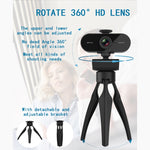 Webcam 2K HD 1080P con microfono e treppiede