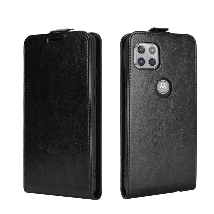 Per Motorola Moto G 5G R64 Texture Custodia protettiva in pelle a vibrazione verticale singola con slot per schede e cornice per foto, For Motorola Moto G 5G