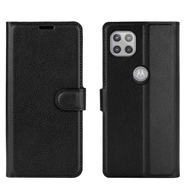 Per Motorola Moto G 5G Litchi Texture Custodia protettiva a vibrazione orizzontale con supporto, slot per schede e portafoglio, For Motorola Moto G 5G