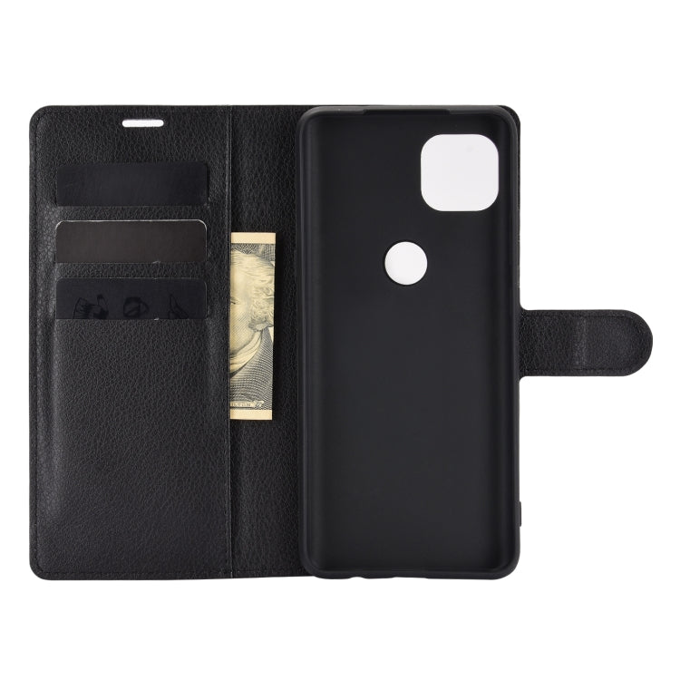 Per Motorola Moto G 5G Litchi Texture Custodia protettiva a vibrazione orizzontale con supporto, slot per schede e portafoglio, For Motorola Moto G 5G