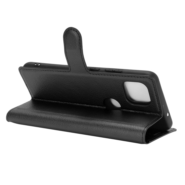 Per Motorola Moto G 5G Litchi Texture Custodia protettiva a vibrazione orizzontale con supporto, slot per schede e portafoglio, For Motorola Moto G 5G