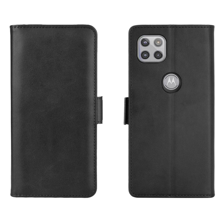 Per Motorola Moto G 5G Custodia in pelle a vibrazione orizzontale con fibbia magnetica a doppio lato con supporto, slot per schede e portafoglio, For Motorola Moto G 5G