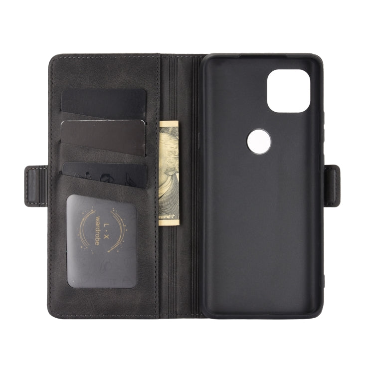 Per Motorola Moto G 5G Custodia in pelle a vibrazione orizzontale con fibbia magnetica a doppio lato con supporto, slot per schede e portafoglio, For Motorola Moto G 5G