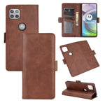 Per Motorola Moto G 5G Custodia in pelle a vibrazione orizzontale con fibbia magnetica a doppio lato con supporto, slot per schede e portafoglio, For Motorola Moto G 5G