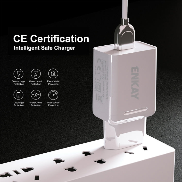 Adattatore USB QC 3.0 18W con presa europea