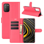 Per Xiaomi Poco M3 Litchi Texture Custodia protettiva a vibrazione orizzontale con supporto e slot per schede e portafoglio, For Xiaomi Poco M3