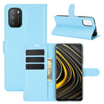 Per Xiaomi Poco M3 Litchi Texture Custodia protettiva a vibrazione orizzontale con supporto e slot per schede e portafoglio, For Xiaomi Poco M3