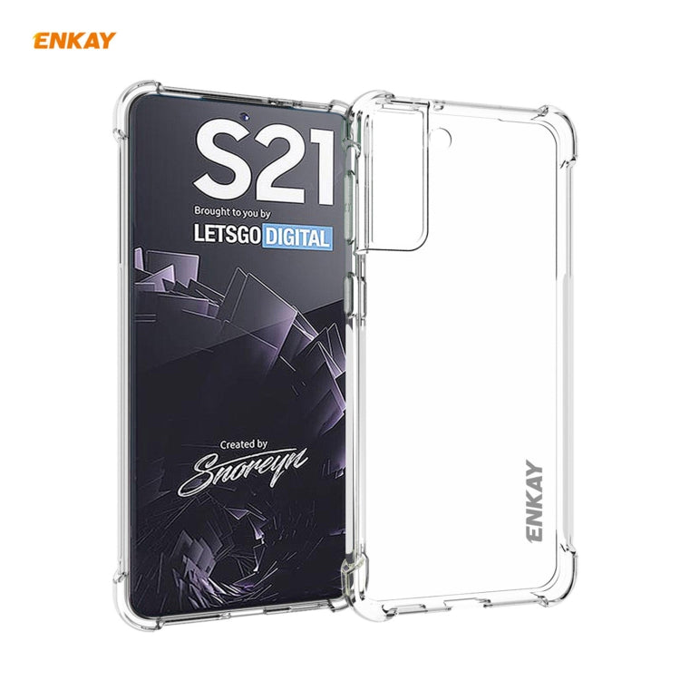 Custodia antiurto trasparente in TPU per Samsung Galaxy S21 Ultra