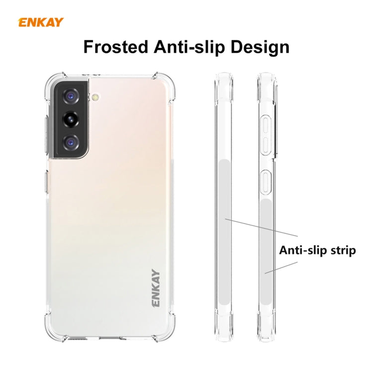 Custodia antiurto trasparente in TPU per Samsung Galaxy S21 Ultra