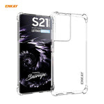 Custodia antiurto trasparente in TPU per Samsung Galaxy S21 Ultra