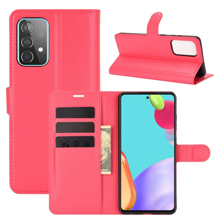 Custodia portafoglio Samsung Galaxy A52 5G in PU e TPU