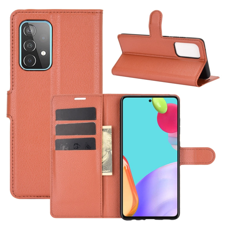 Custodia portafoglio Samsung Galaxy A52 5G in PU e TPU