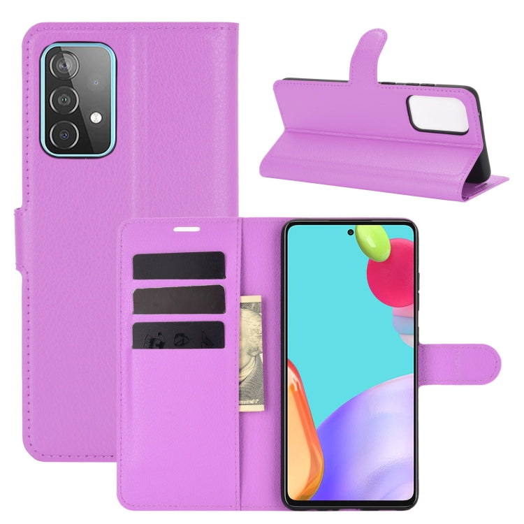 Custodia portafoglio Samsung Galaxy A52 5G in PU e TPU