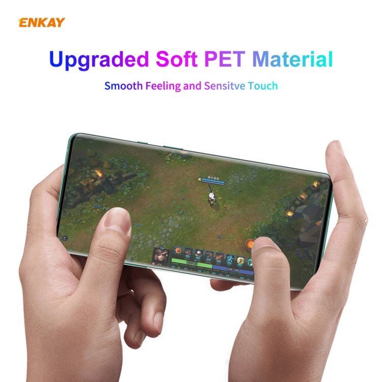 10 PCS ENKAY Hat-Prince 3D Full Screen PET Curvo Piegatura a caldo Pellicola salvaschermo HD Pellicola morbida, Supporto sblocco impronte digitali, For Xiaomi Mi 11, For Huawei Nova 8, For Huawei Nova 8 Pro