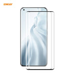 Per Xiaomi Mi 11 ENKAY Hat-Prince 0.26mm 9H 3D Pellicola in vetro temperato curvo a schermo intero a prova di esplosione, For Xiaomi Mi 11(1pc), For Xiaomi Mi 11(2pcs), For Xiaomi Mi 11(5 pcs)