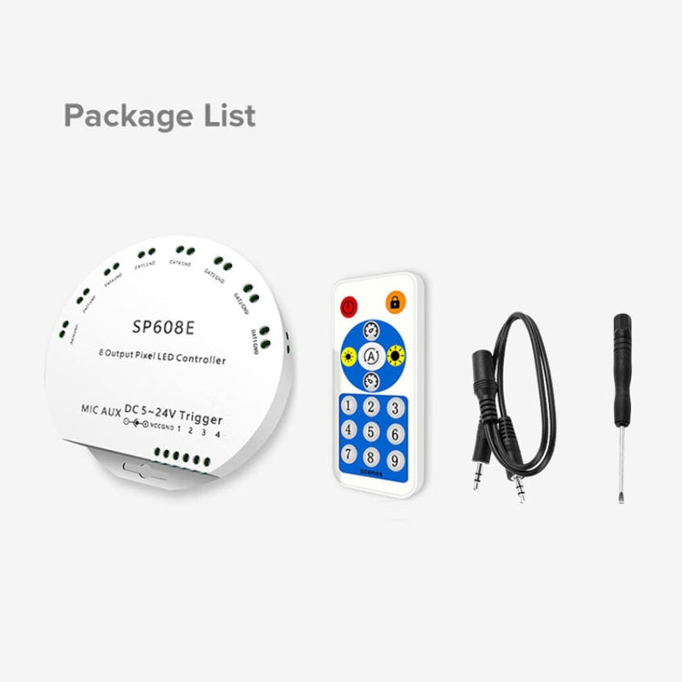 Controller LED Bluetooth SP608E per strisce WS2812B WS2811