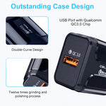 Caricabatterie da viaggio USB 18W QC 3.0 con cavo Micro USB 1m