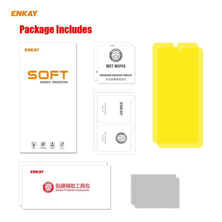 2 PZ ENKAY Hat-Prince 0.1mm 3D Full Screen Protector Pellicola idrogel a prova di esplosione, For Samsung Galaxy S21 5G, For Samsung Galaxy S21+ 5G, For Samsung Galaxy S21 Ultra 5G