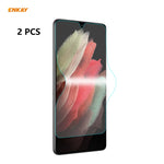 2 PZ ENKAY Hat-Prince 0.1mm 3D Full Screen Protector Pellicola idrogel a prova di esplosione, For Samsung Galaxy S21 5G, For Samsung Galaxy S21+ 5G, For Samsung Galaxy S21 Ultra 5G