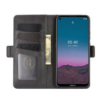 Per Nokia 5.4 Custodia in pelle a vibrazione orizzontale con fibbia magnetica a doppio lato con supporto, slot per schede e portafoglio, For Nokia 5.4