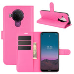 Per Nokia 5.4 Litchi Texture Custodia protettiva a vibrazione orizzontale con supporto, slot per schede e portafoglio, For Nokia 5.4