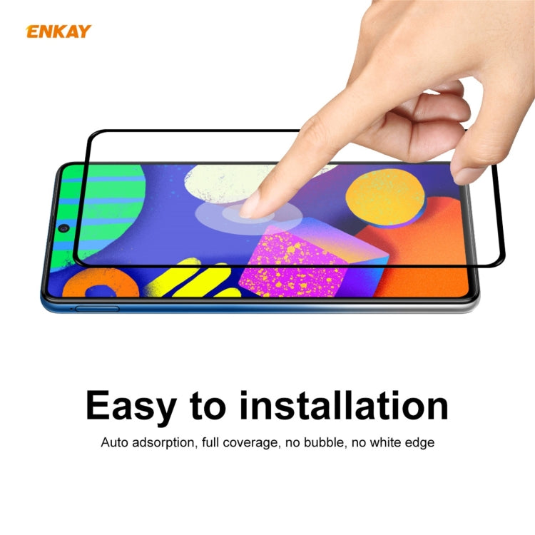 Pellicola vetro temperato 9H per Samsung Galaxy F62 10 pz