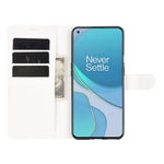 Per OnePlus 9 Litchi Texture Custodia protettiva a vibrazione orizzontale con supporto, slot per schede e portafoglio, For OnePlus 9