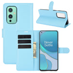 Per OnePlus 9 Litchi Texture Custodia protettiva a vibrazione orizzontale con supporto, slot per schede e portafoglio, For OnePlus 9