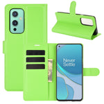 Per OnePlus 9 Litchi Texture Custodia protettiva a vibrazione orizzontale con supporto, slot per schede e portafoglio, For OnePlus 9