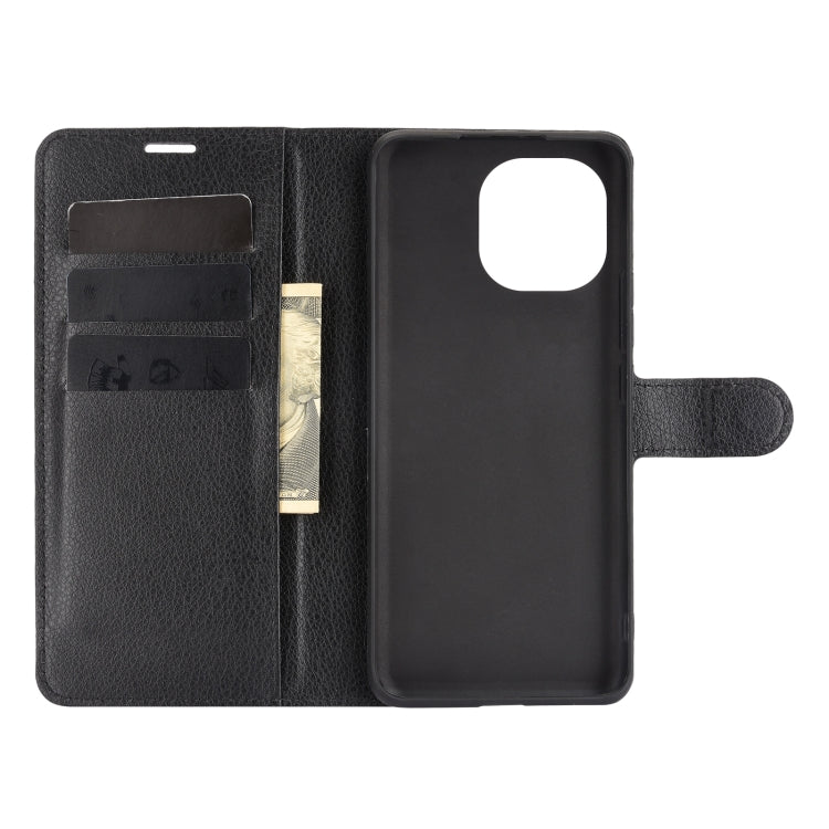 Per Xiaomi Mi 11 Litchi Texture Custodia protettiva a vibrazione orizzontale con supporto, slot per schede e portafoglio, For Xiaomi Mi 11