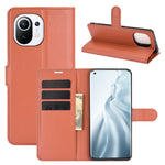Per Xiaomi Mi 11 Litchi Texture Custodia protettiva a vibrazione orizzontale con supporto, slot per schede e portafoglio, For Xiaomi Mi 11