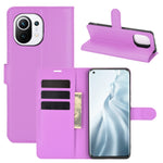 Per Xiaomi Mi 11 Litchi Texture Custodia protettiva a vibrazione orizzontale con supporto, slot per schede e portafoglio, For Xiaomi Mi 11