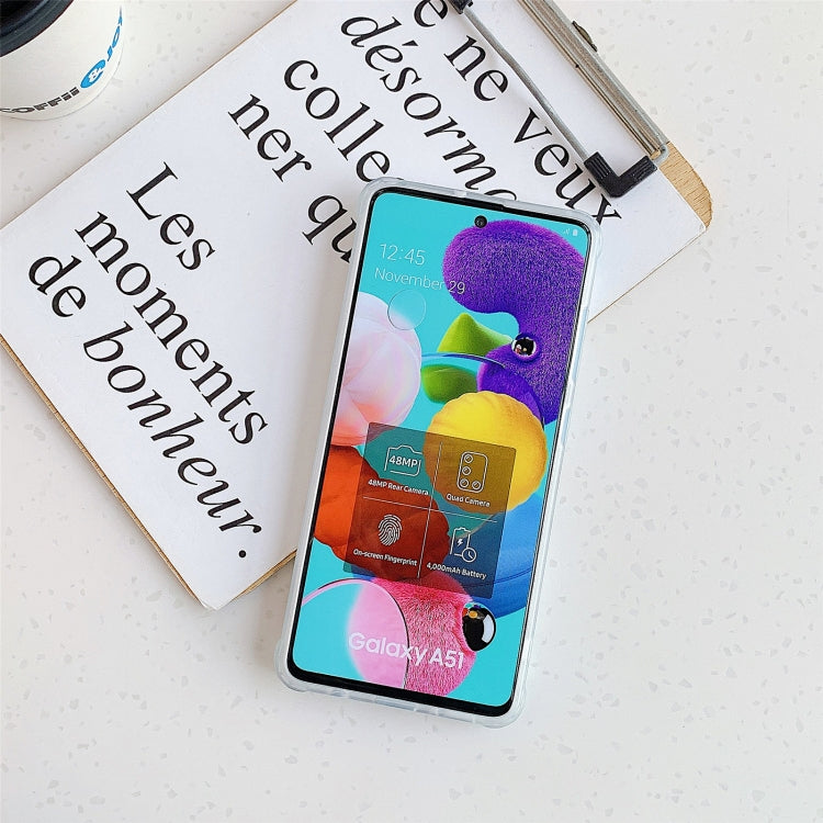 Cover posteriore in TPU marmo dorato per Samsung Galaxy S20 FE