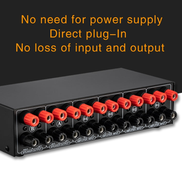 Amplificatore audio 4 ingressi e 2 uscite da 300 W per canale - immagine 2