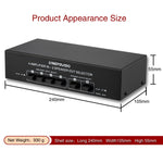 Amplificatore audio 4 ingressi e 2 uscite da 300 W per canale - immagine 13