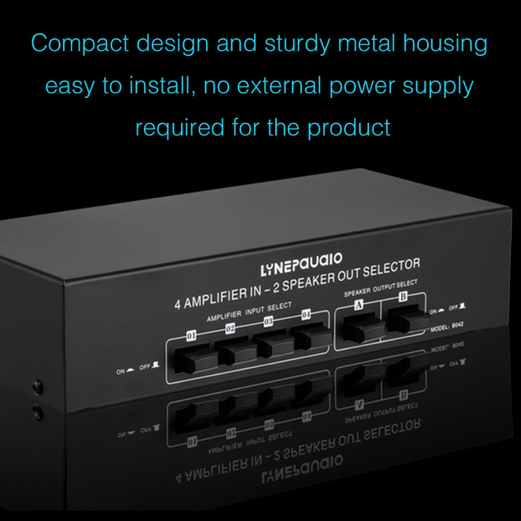Amplificatore audio 4 ingressi e 2 uscite da 300 W per canale - immagine 15