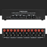 Amplificatore audio 4 ingressi e 2 uscite da 300 W per canale - immagine 6