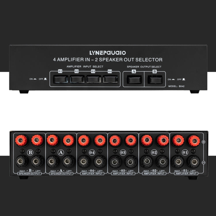 Amplificatore audio 4 ingressi e 2 uscite da 300 W per canale - immagine 6