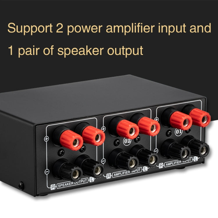Amplificatore audio 2 ingressi e 1 uscita con controllo volume - immagine 2