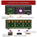 Amplificatore audio 2 ingressi e 1 uscita con controllo volume - immagine 11