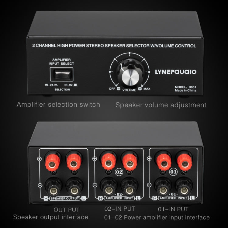 Amplificatore audio 2 ingressi e 1 uscita con controllo volume - immagine 14