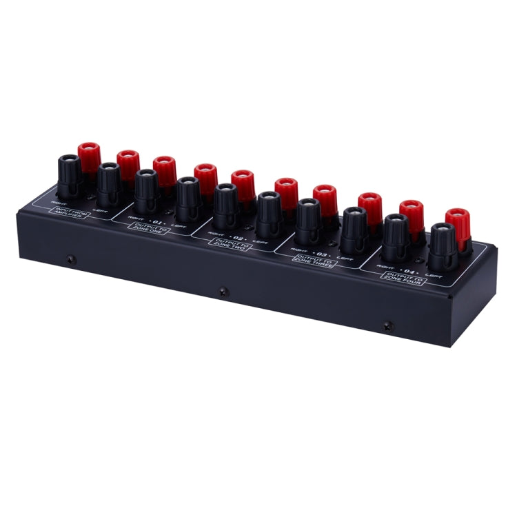Distributore audio 1 ingresso e 4 uscite, fino a 300 W per canale - immagine 4