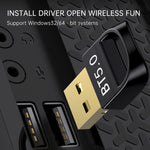 Ricevitore adattatore USB Bluetooth 5.0 universale