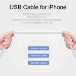 Cavo ricarica rapida USB a 8 pin per iPhone 12 1 metro 3A