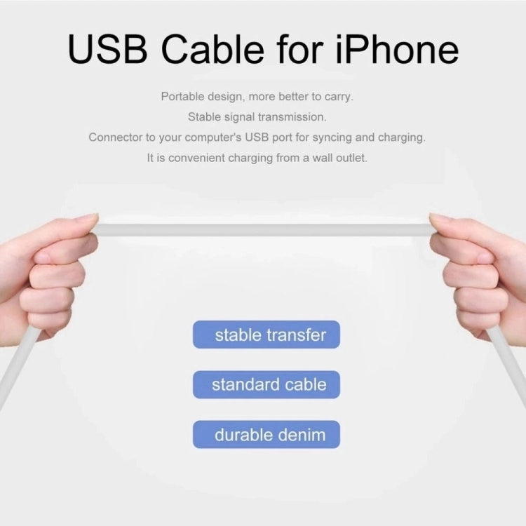 Cavo ricarica rapida USB a 8 pin per iPhone 12 1 metro 3A