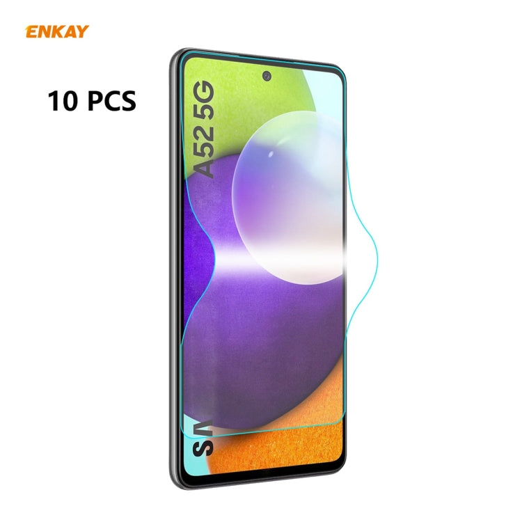 10 PZ ENKAY Hat-Prince 0.1mm 3D Full Screen Protector Pellicola idrogel a prova di esplosione, For Samsung Galaxy A52 5G, For Samsung Galaxy A72 5G, For Xiaomi Redmi 9T, For Xiaomi Redmi Note 9T, For Xiaomi Redmi K40 / K40 Pro / K40 Pro+